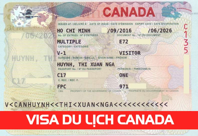 Hướng dẫn thủ tục xin Visa du lịch Canada