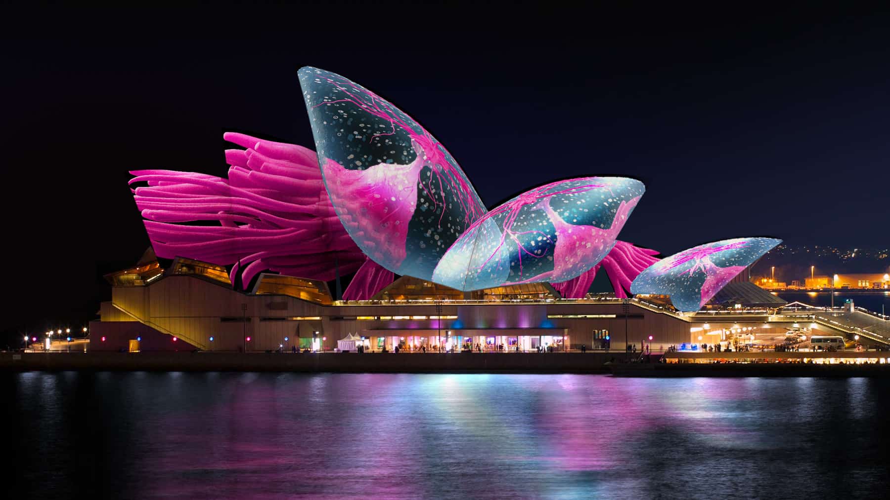 Lễ hội ánh sáng Vivid Sydney diễn ra vào cuối tháng 5 đầu tháng 6