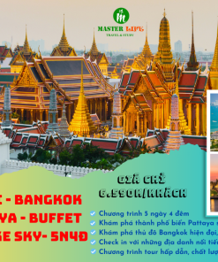 HÀ NỘI - BANGKOK - PATTAYA - BUFFET BAIYOKE SKY 86 TẦNG